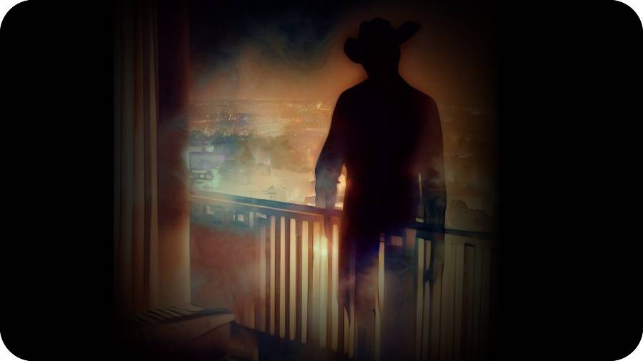 PARANORMALIDADES Com - IMAGEN - Un Fantasma El Vaquero en el Balcón - 05