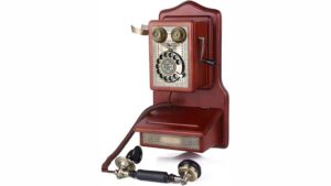 PARANORMALIDADES - IMAGEN - la llamada de la abuela - tienda - los mejores telefonos - JXJJD Teléfono Montado en la Pared Retro - 08