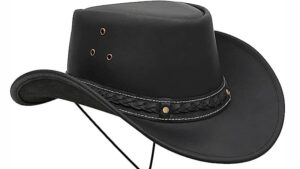 PARANORMALIDADES Com - IMAGEN - tienda online - Un Fantasma El Vaquero en el Balcón - BRANDSLOCK Sombrero de vaquero de cuero - 02