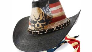 PARANORMALIDADES Com - IMAGEN - tienda online - Un Fantasma El Vaquero en el Balcón - Sombrero de vaquero vintage de Estados Unidos - 02